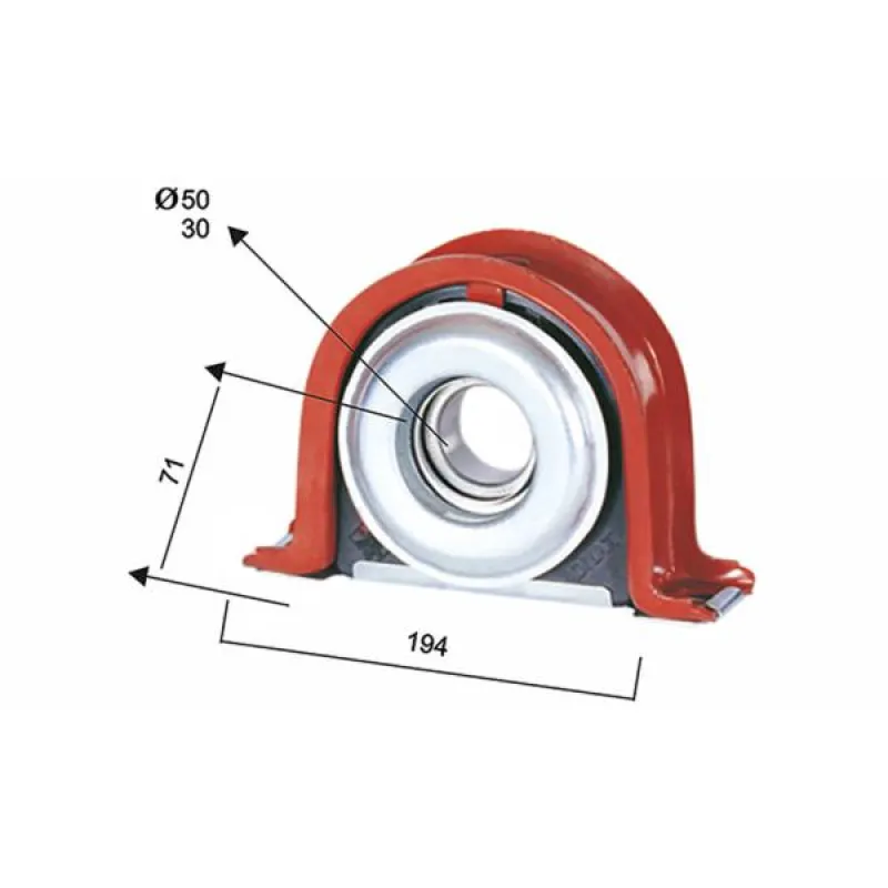 Propeller Shaft Bearing 50*30 (Center Bearing)